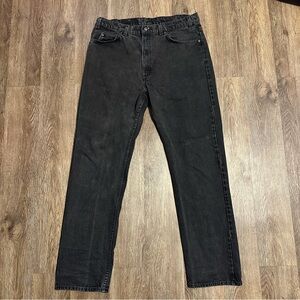 Levi's 505 Men's Black Straight Leg Jeans